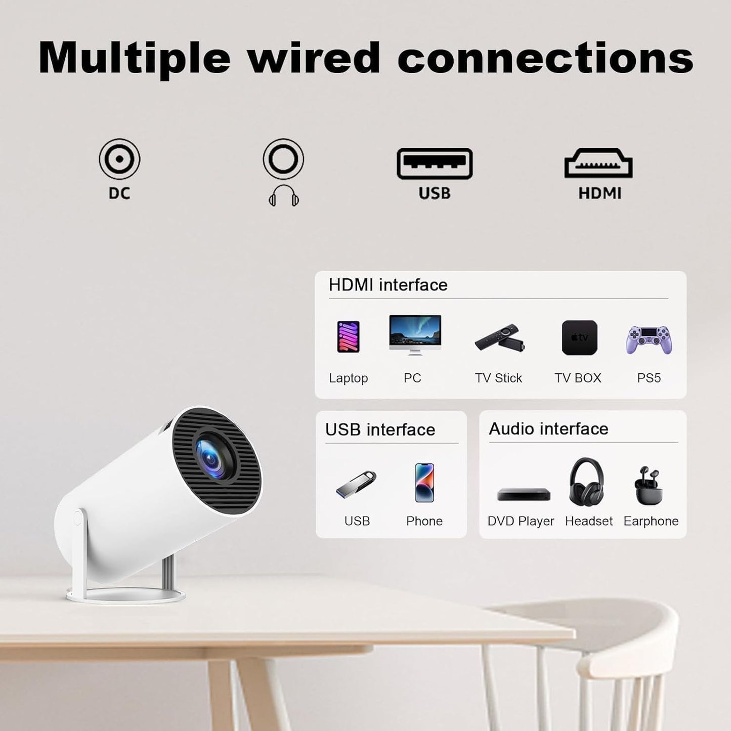 PROYECTOR LED HY300 FULL HD 1200