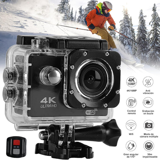 CAMARA 4K TIPO GO-PRO